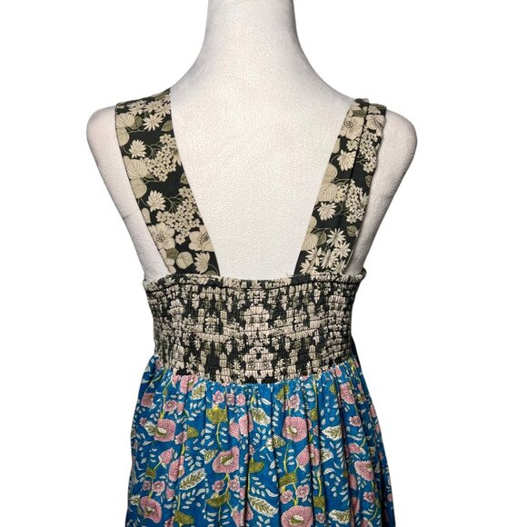 Natural Life Maxi Dress Square Neck Split Hem Gypsy Hippie Nature Fairycore S - Picture 9 of 11